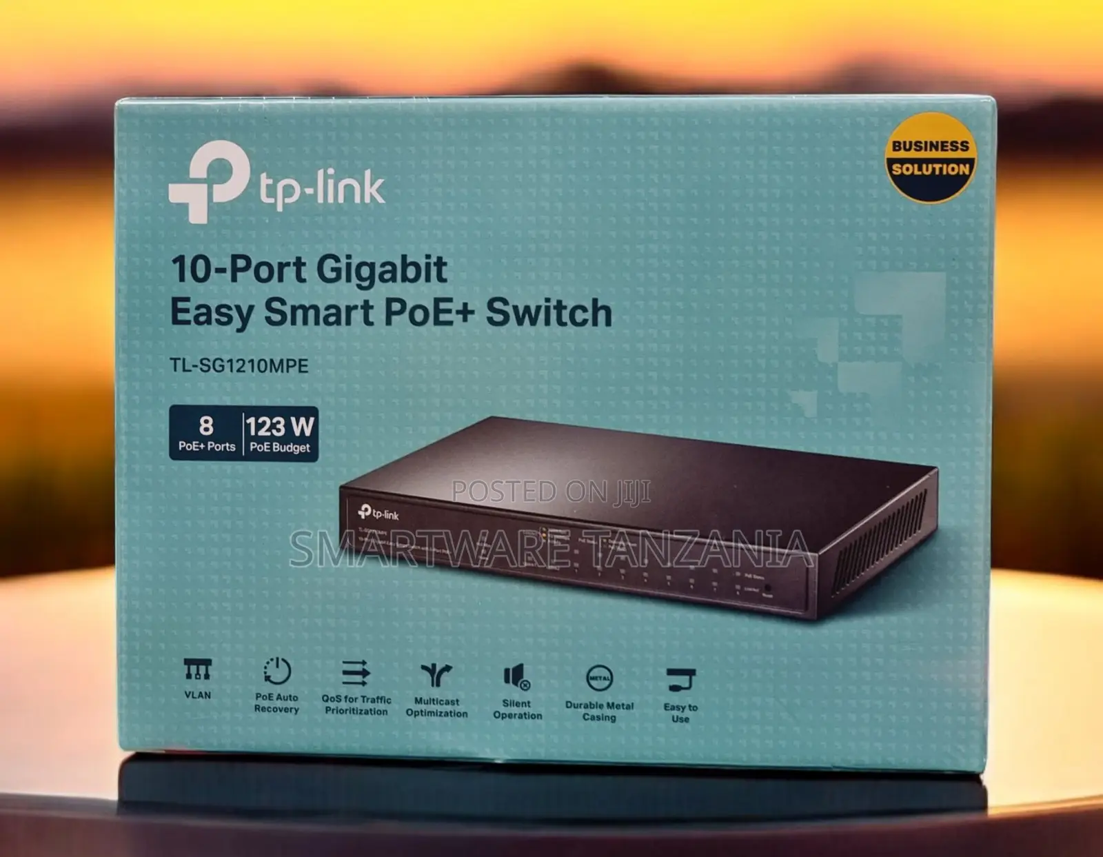 Tp-Link Tl-Sg1210mpe 10-Port Gigabit Smart Poe+ Switch 123w