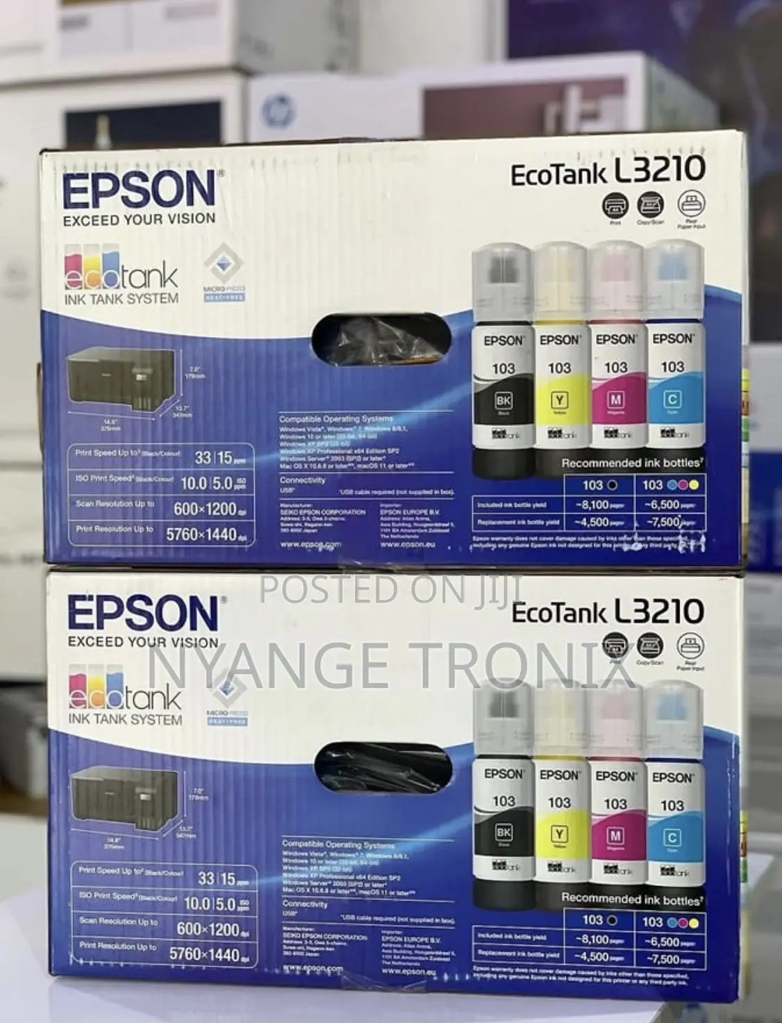 Ink Tank Printer Epson L3210