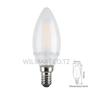 Tronic 4 Watts Candle Frosted Filament Led Warm White E14 Small Screw