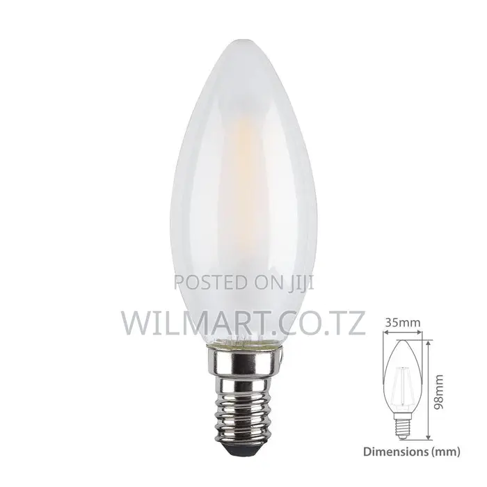 Tronic 4 Watts Candle Frosted Filament Led Warm White E14 Small Screw