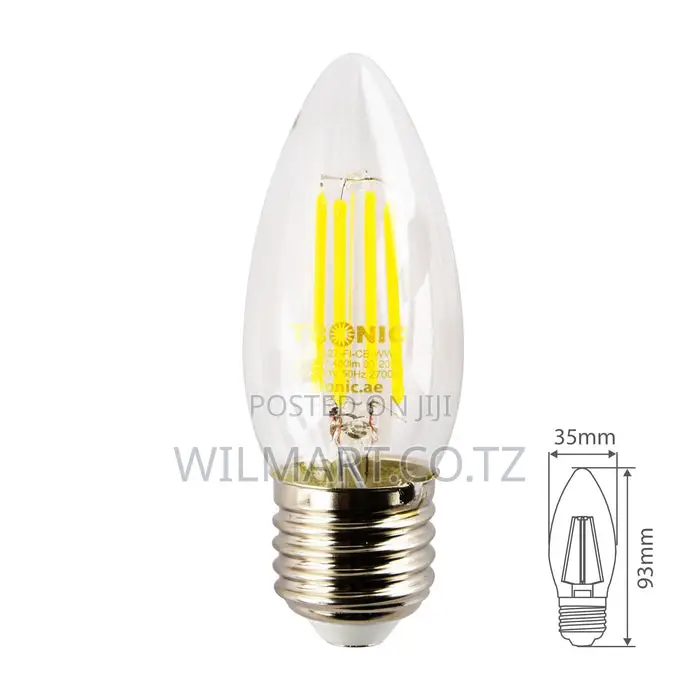 Tronic 4 Watts Filament Candle Led E27 (Screw) Bulb