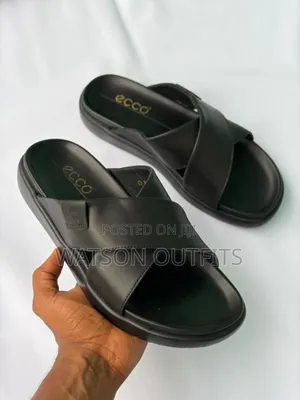 Men's New and Original Leather Sandals Ecco Brand Typically Royal