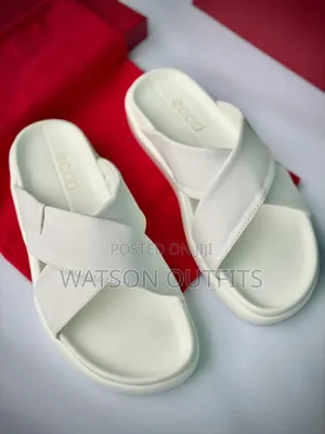 Men's New and Original Leather Sandals Ecco Brand Typically Royal