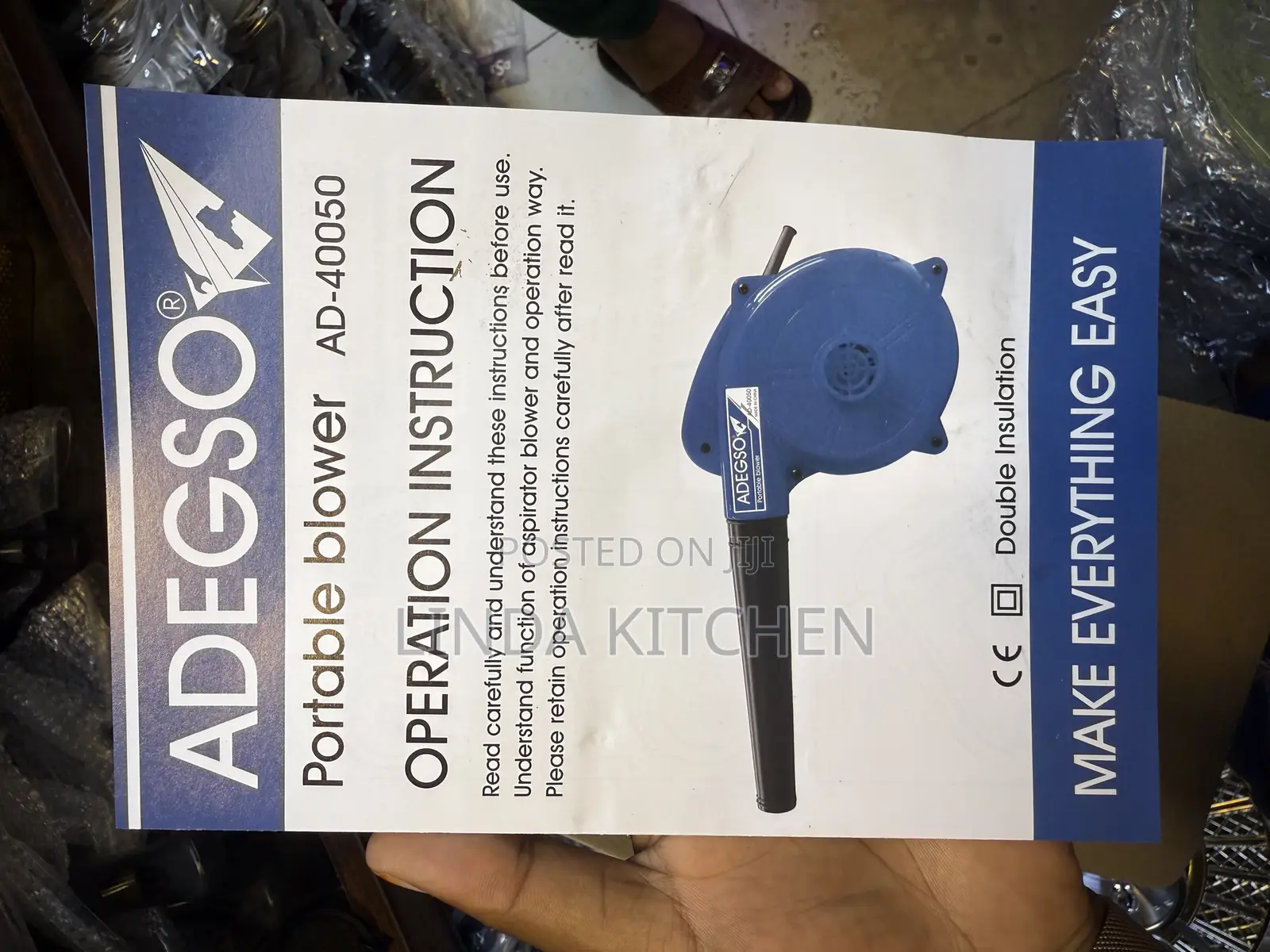 Adegso Portable Blower 500w