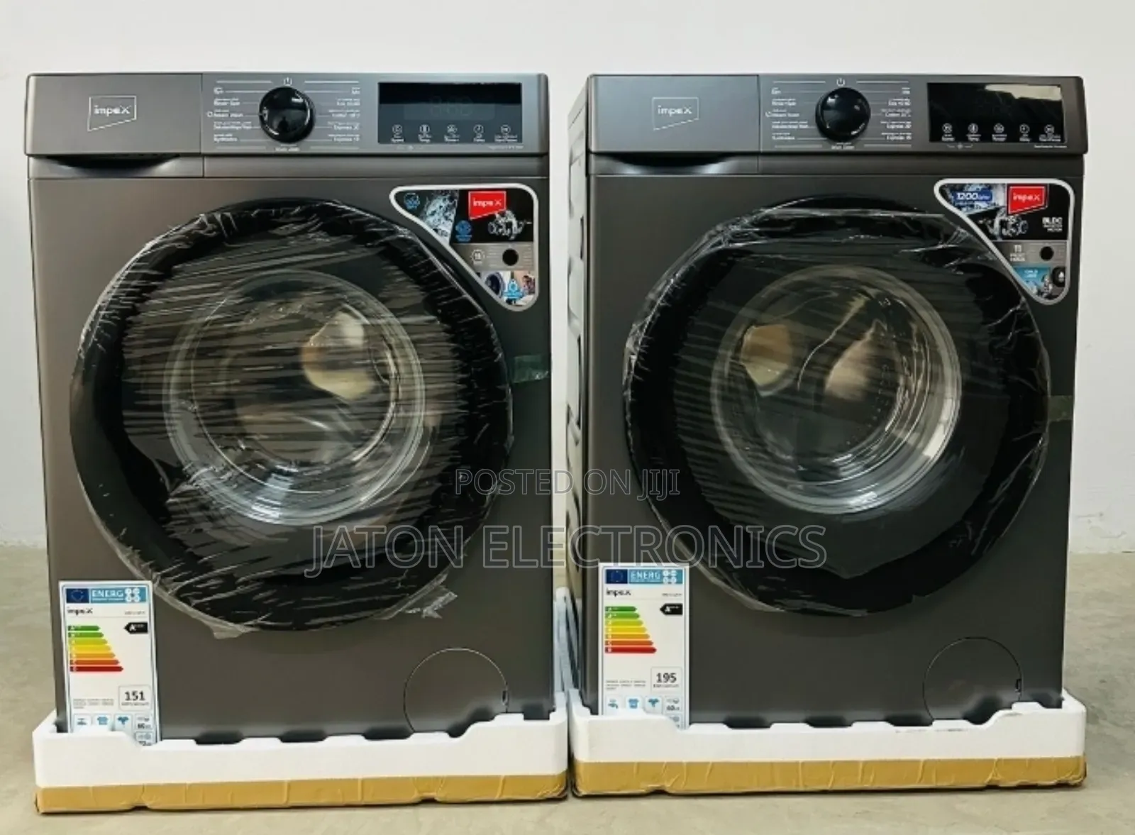Impex Front Load Washing Machine Wash Spin 8kg
