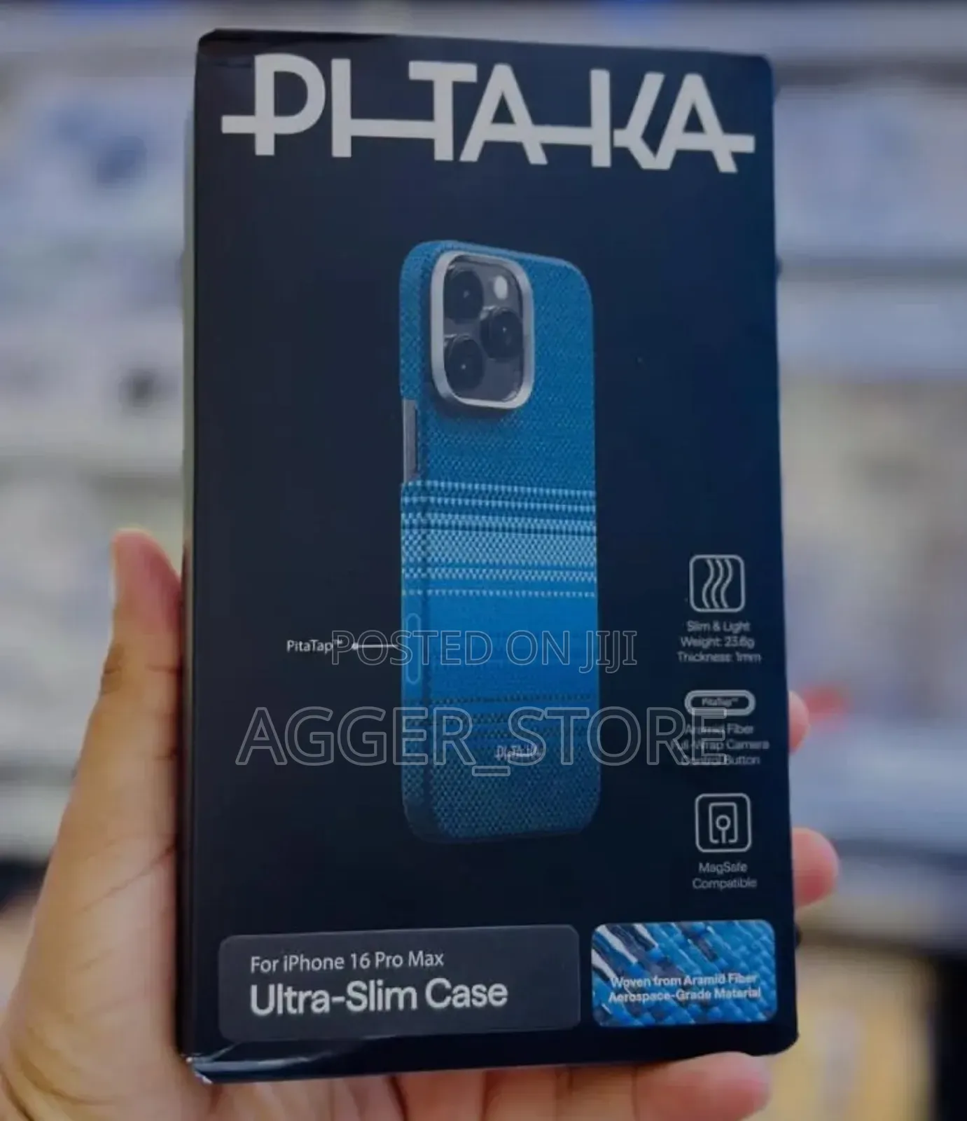 Pitaka for iPhone 16 Pro Max Ultra-Slim Case