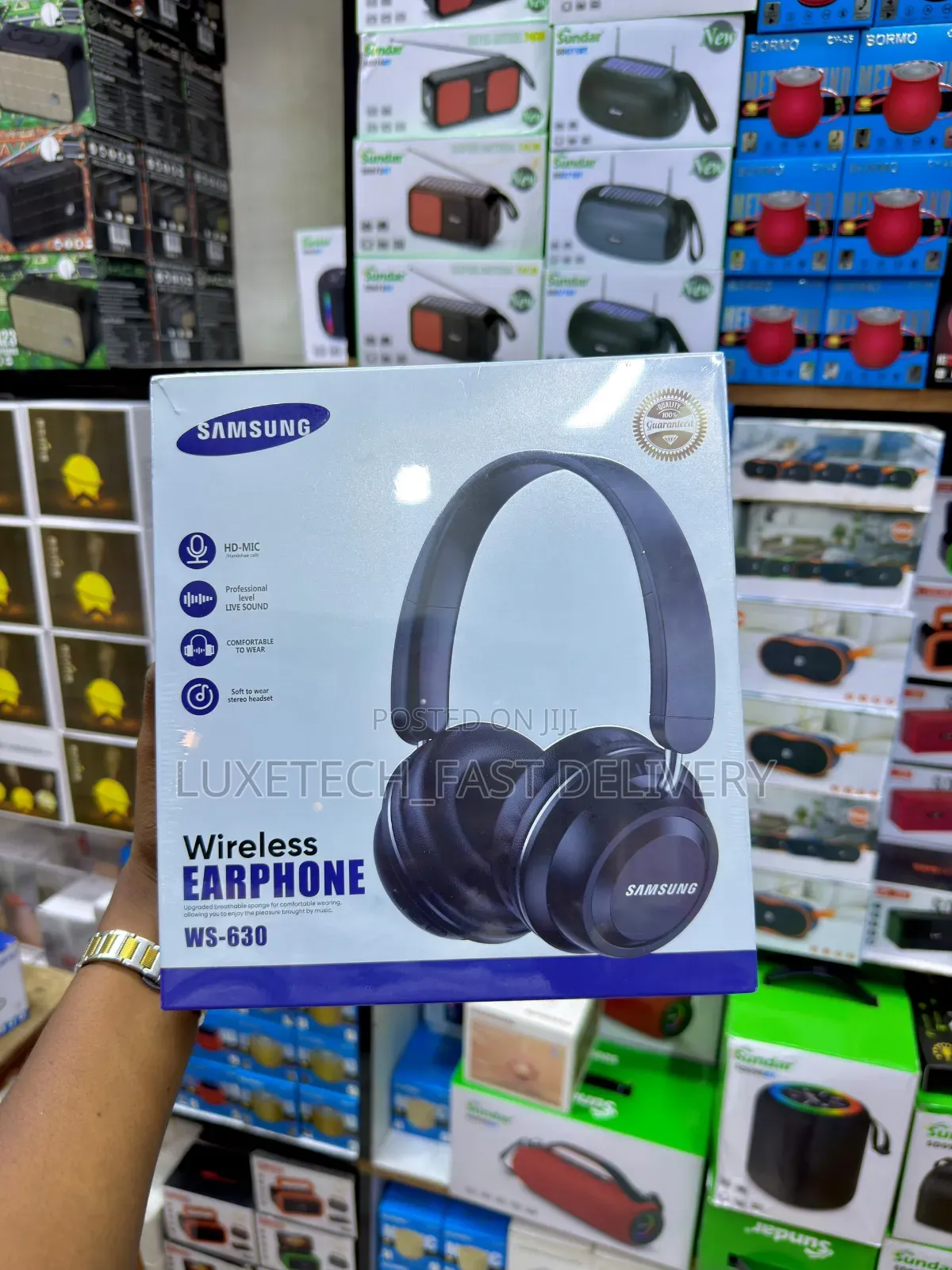 Samsung Wireless Earphone Ws-630 Over-Ear Bluetooth Headphones