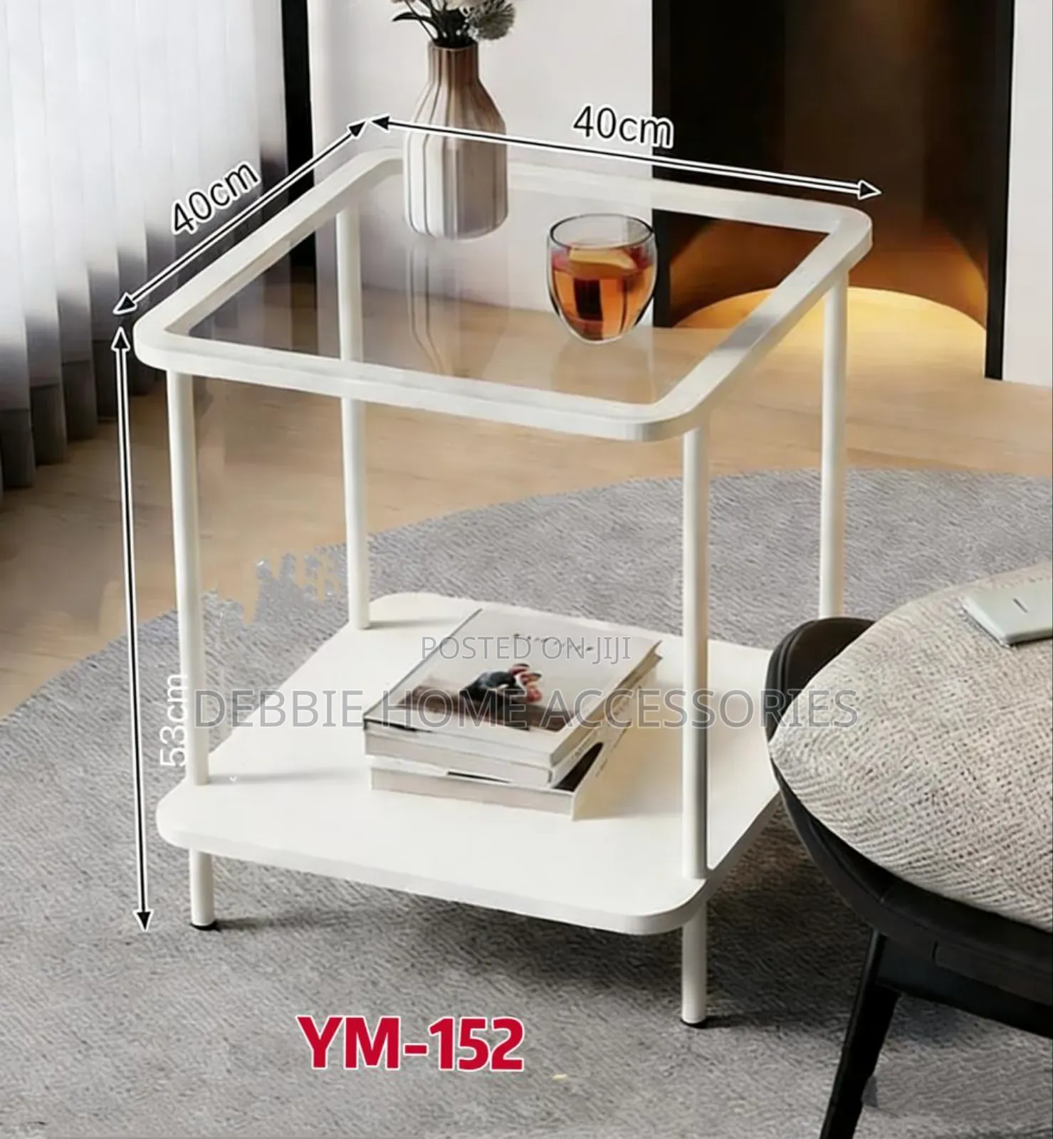 Modern Minimalist 2-Tier Side Table (Ym-152)