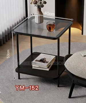 Modern Minimalist 2-Tier Side Table (Ym-152)