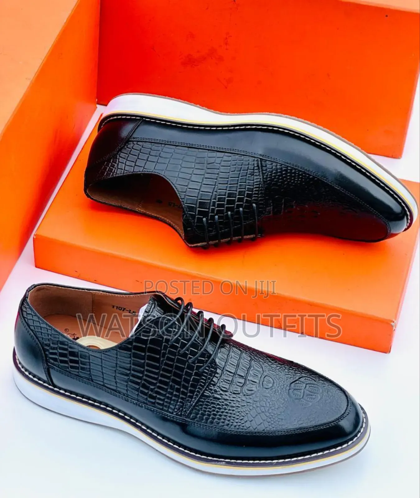 Men's Leather Mocca or Shoes Anax Brand Materials Classic