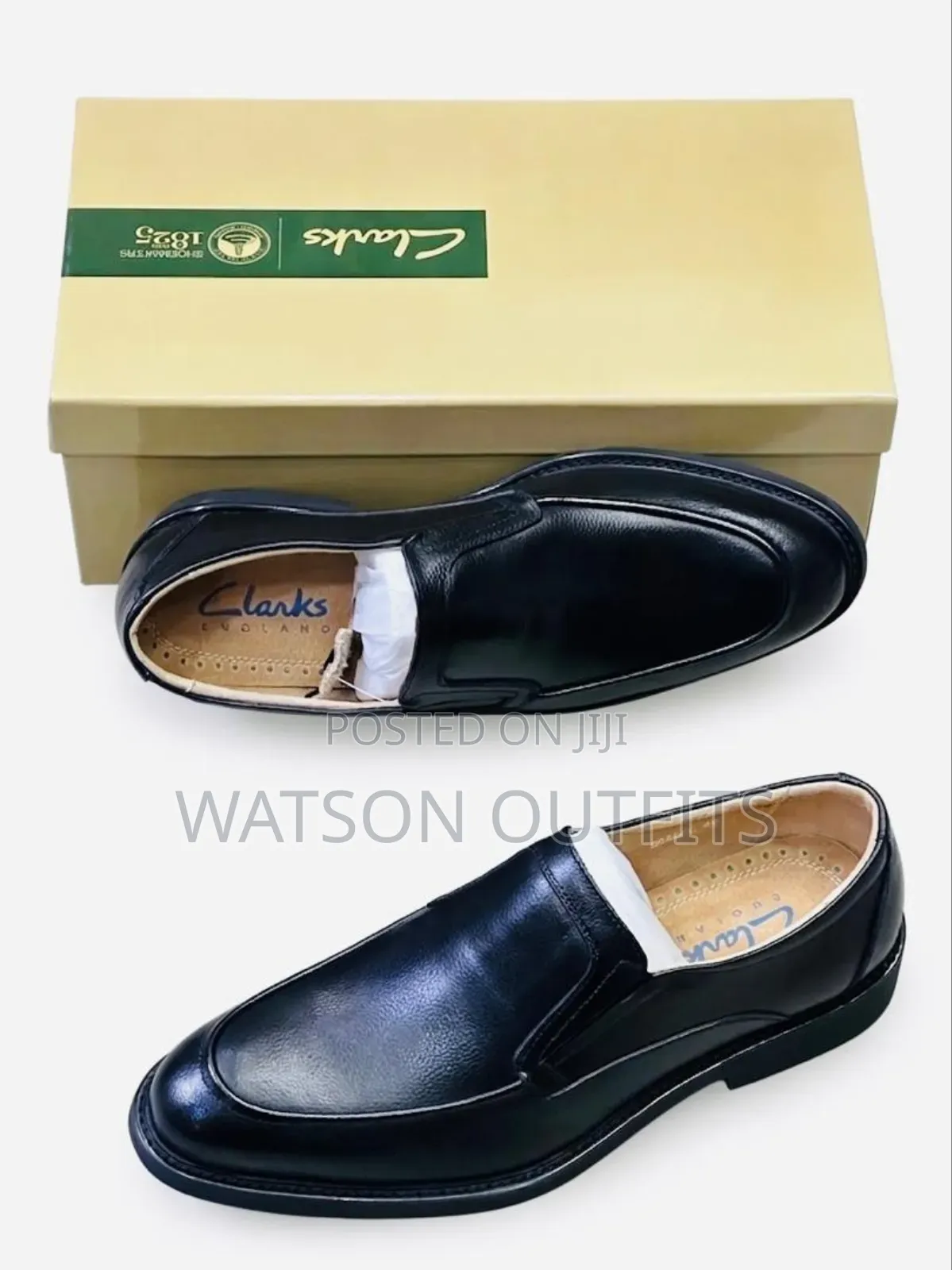 Clarks England Origin Brand New Men's Leather Shoes Classically Royal