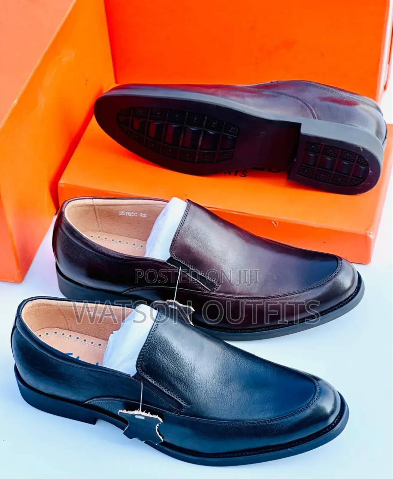 Clarks England Origin Brand New Men's Leather Shoes Classically Royal