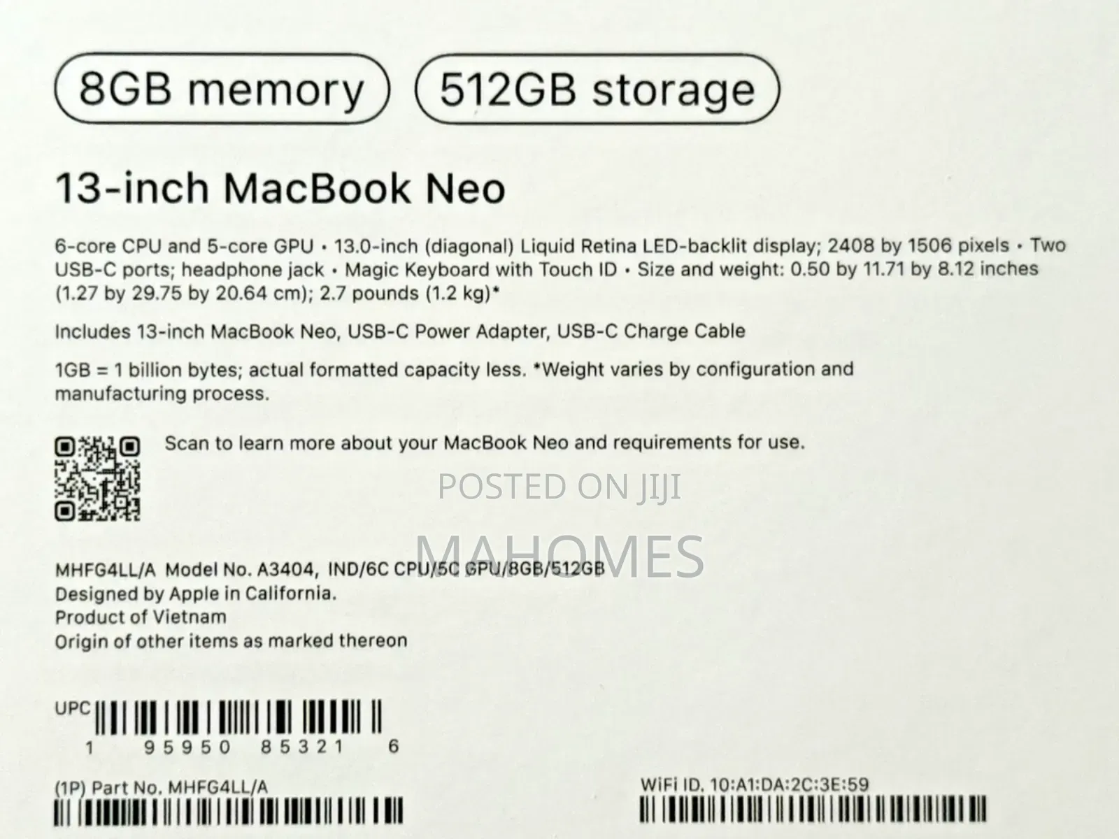 New Laptop 8GB SSD 512GB