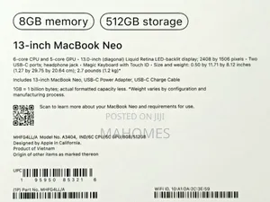 New Laptop 8GB SSD 512GB