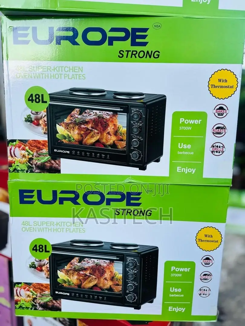 Europe Strong Oven With 2 Plates 48litres