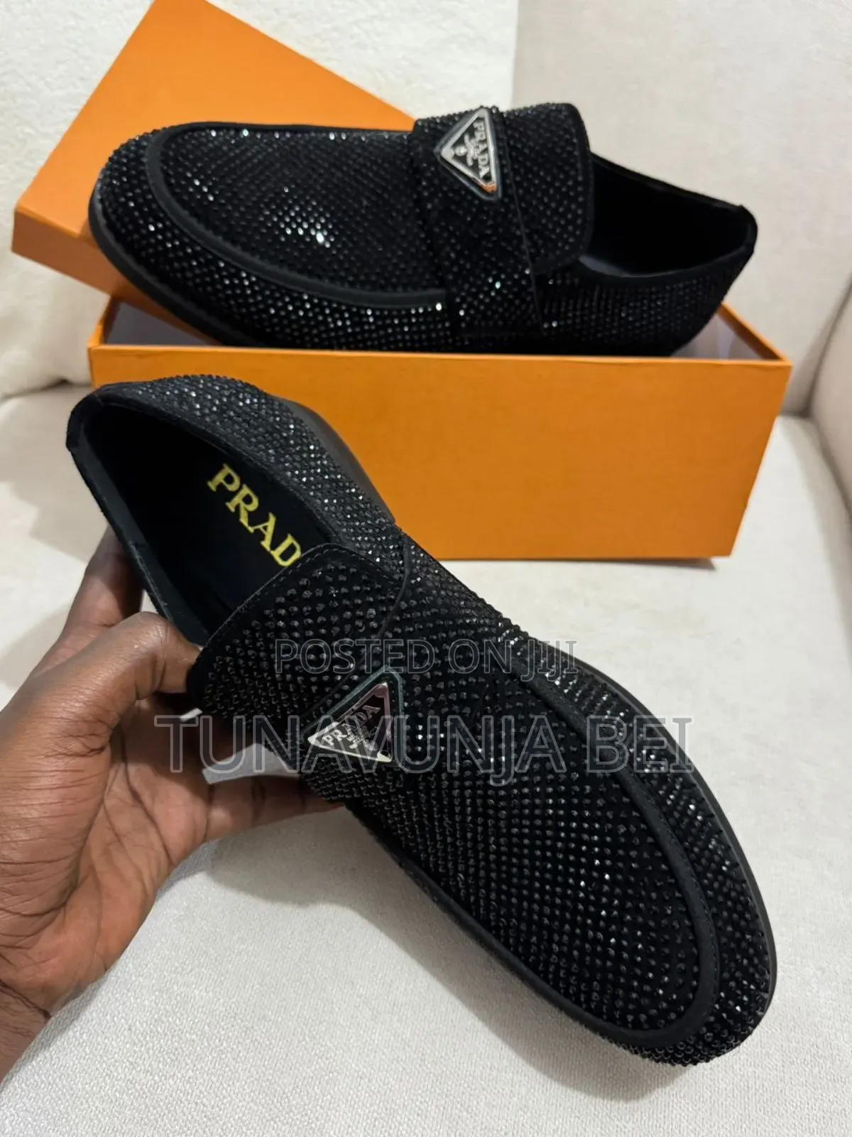Prada Stones Shoes Moccains 