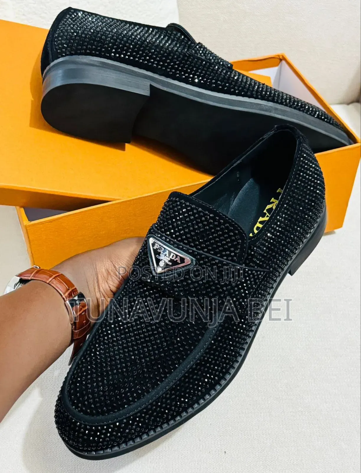 Prada Stones Shoes Moccains 