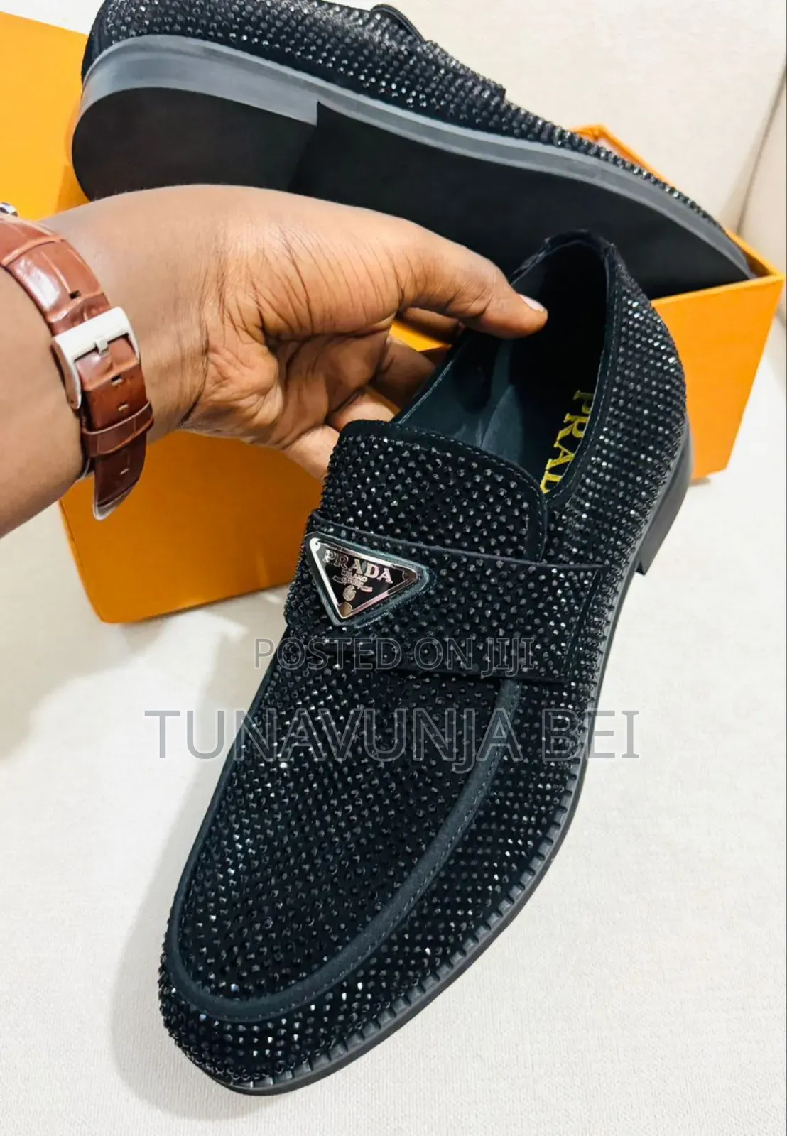 Prada Stones Shoes Moccains 