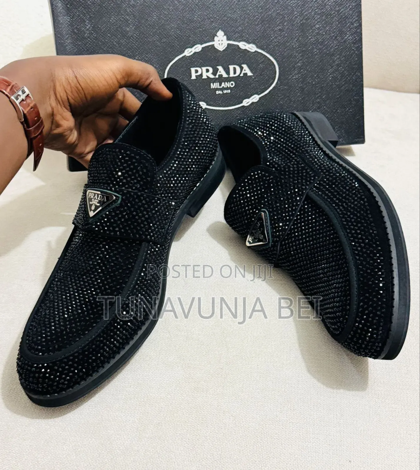Prada Stones Shoes Moccains 