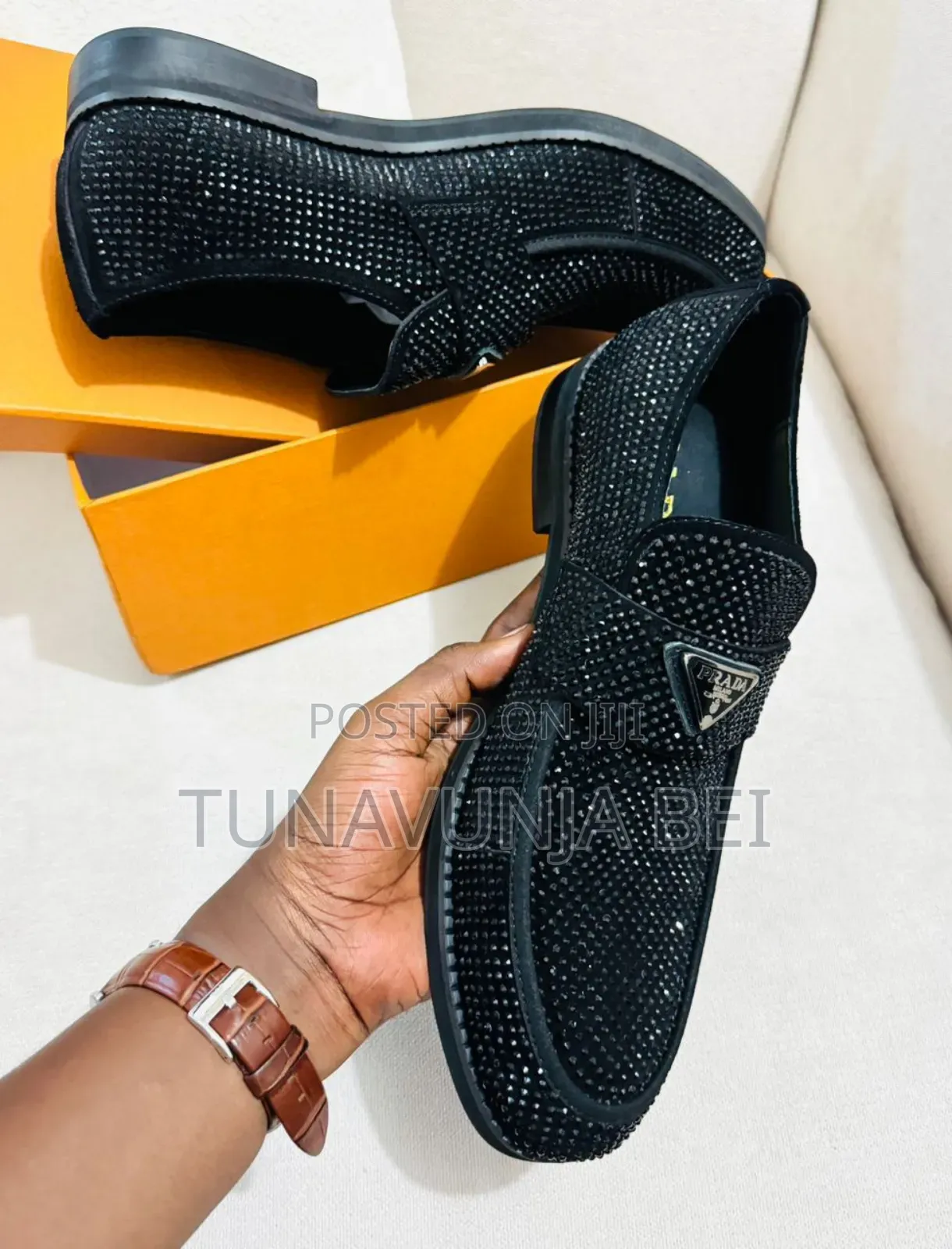 Prada Stones Shoes Moccains 