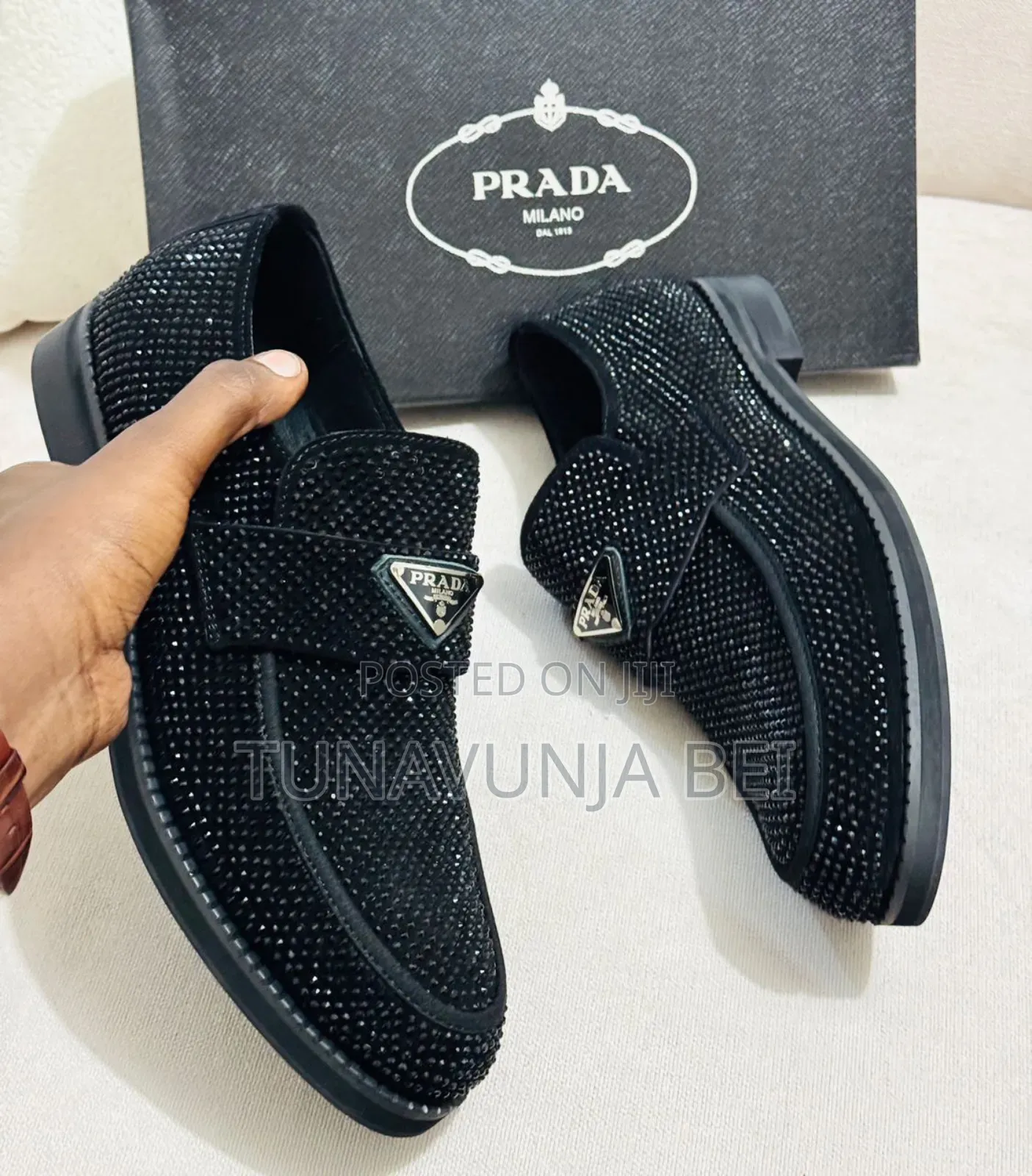 Prada Stones Shoes Moccains 