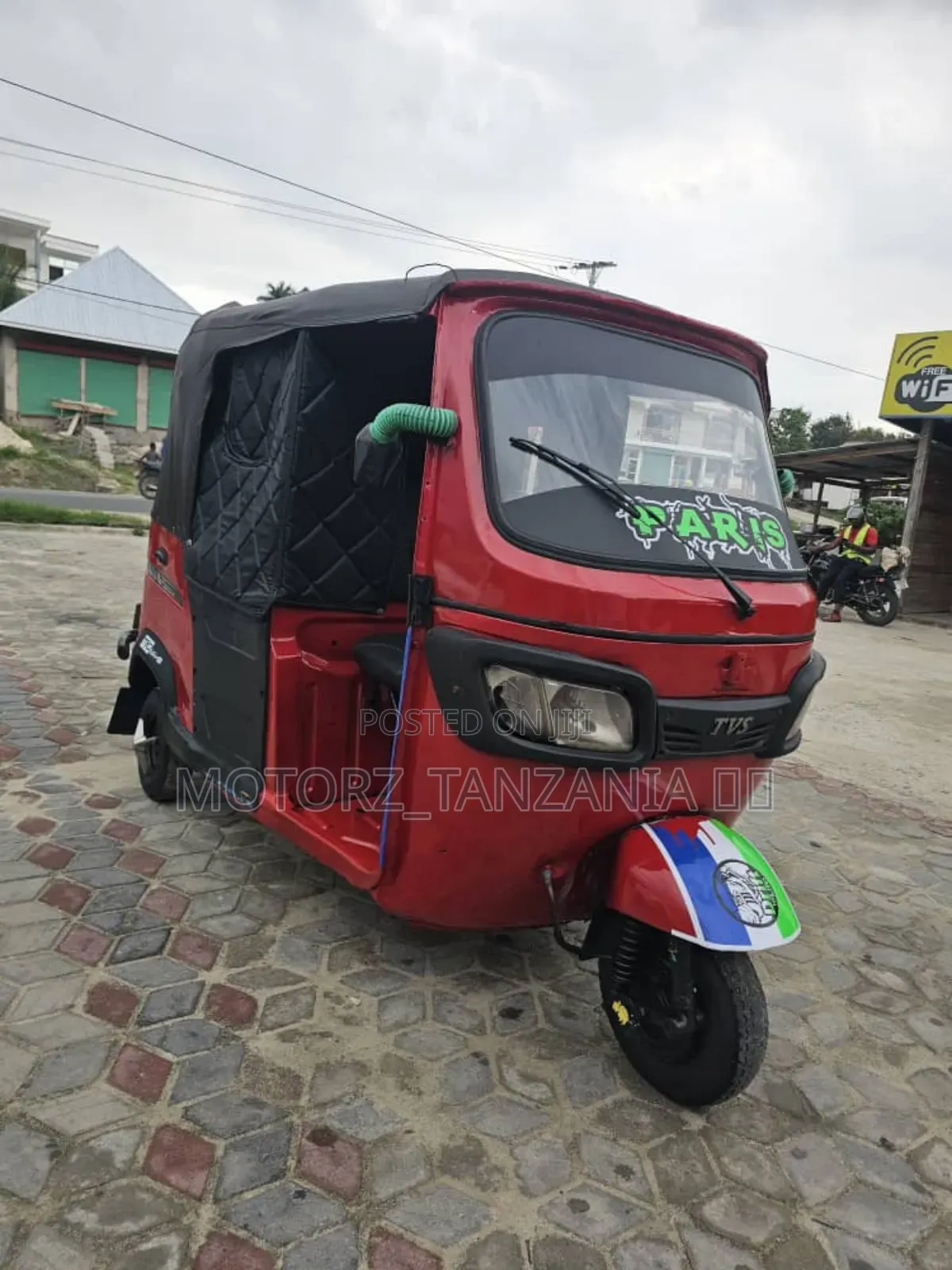 TVS King Deluxe Plus iTouch Start 2022 Red