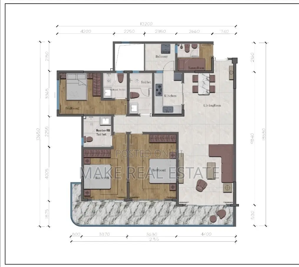 Furnished 3bdrm Apartment in Msasani for sale