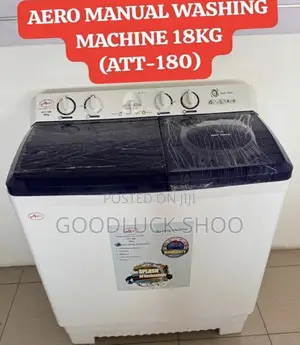 Aero Semi Automatic Twin Tub Washing Machine 18kg (Att-180)