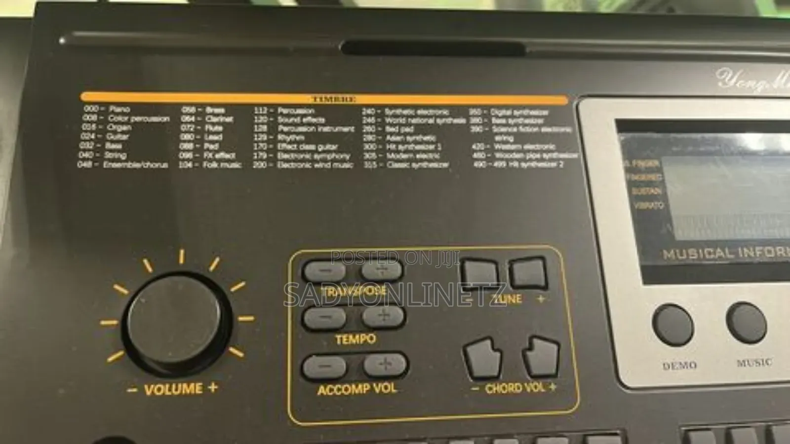 Ym829 Electronic Keyboard Key 61