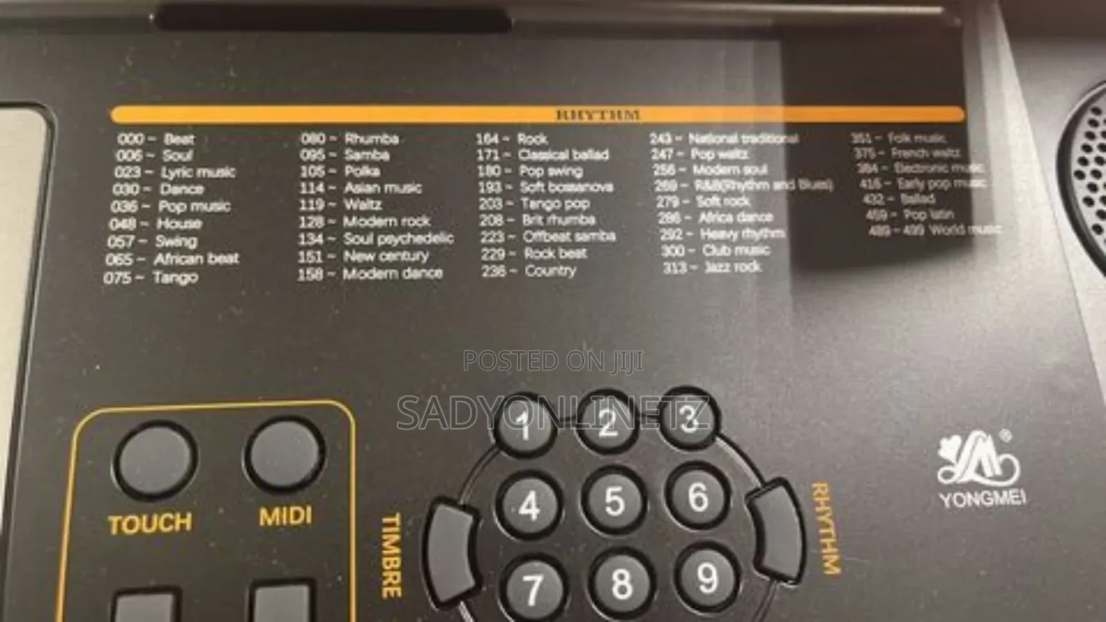 Ym829 Electronic Keyboard Key 61