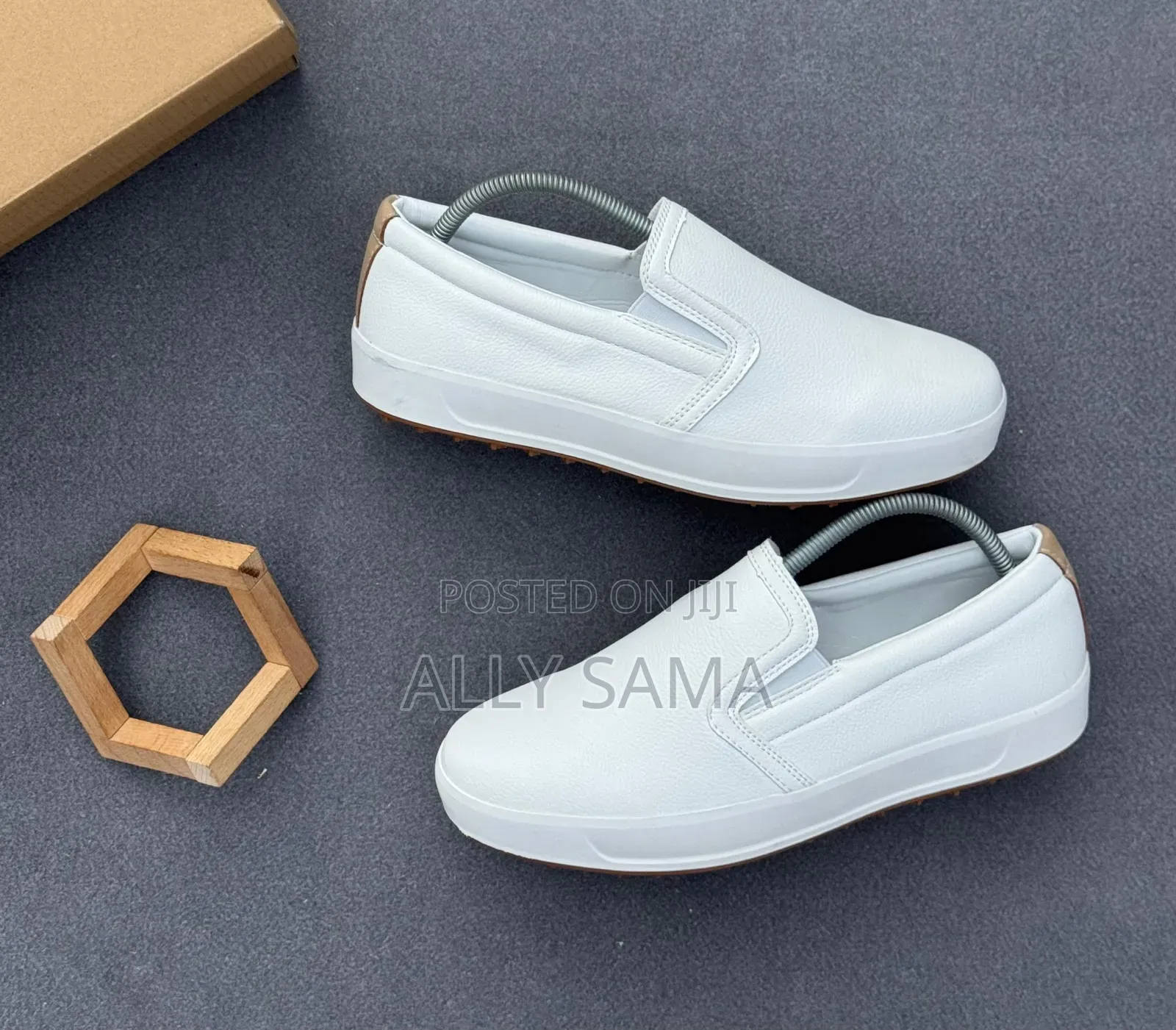 Mens Shoes Loafers Ecco Material Leather
