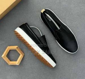 Mens Shoes Loafers Ecco Material Leather