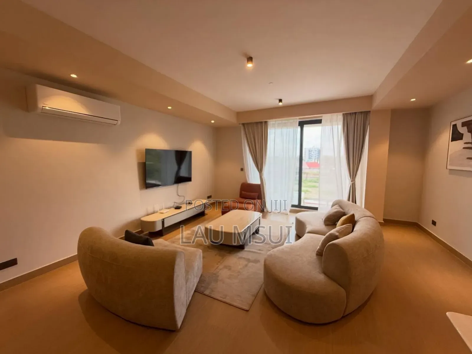 Furnished 3bdrm Apartment in Lau Real Estste, Masaki for rent