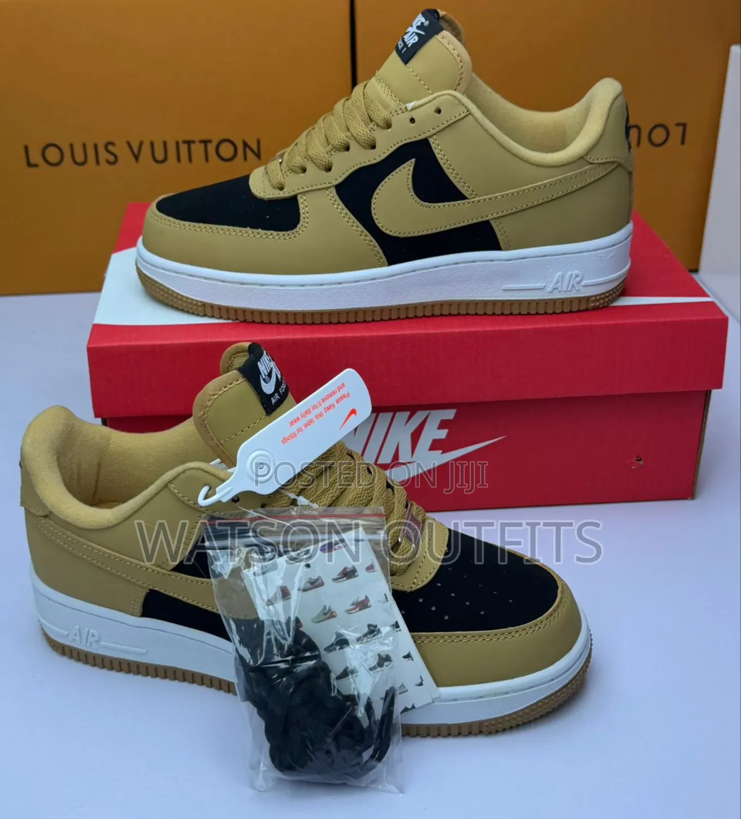 Men's Leather Shoes Af 1 Brand Materials Original and Quality