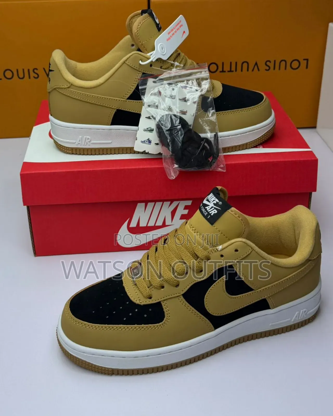 Men's Leather Shoes Af 1 Brand Materials Original and Quality