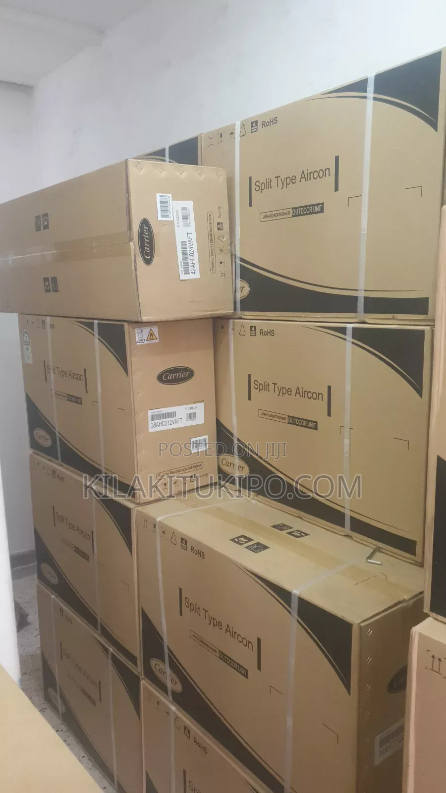 Made in Thailand 1200btu Carrier QHG Midwall Split Unit Airconditioner