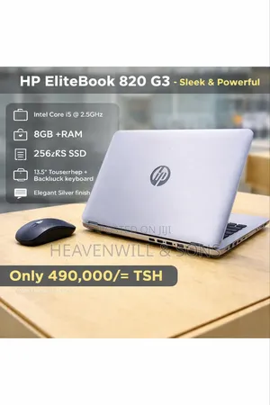 Laptop HP EliteBook 820 G3 8GB Intel Core i5 SSD 256GB