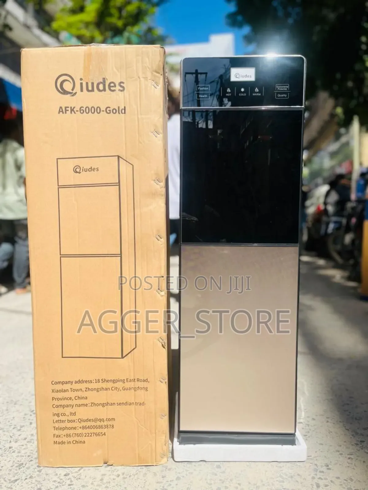 Quides Afk-6000-Gold Water Dispenser (Two Tapes)