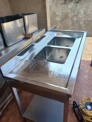 Sus304 Commercial Double Sink Stainless Steel – Heavy Duty