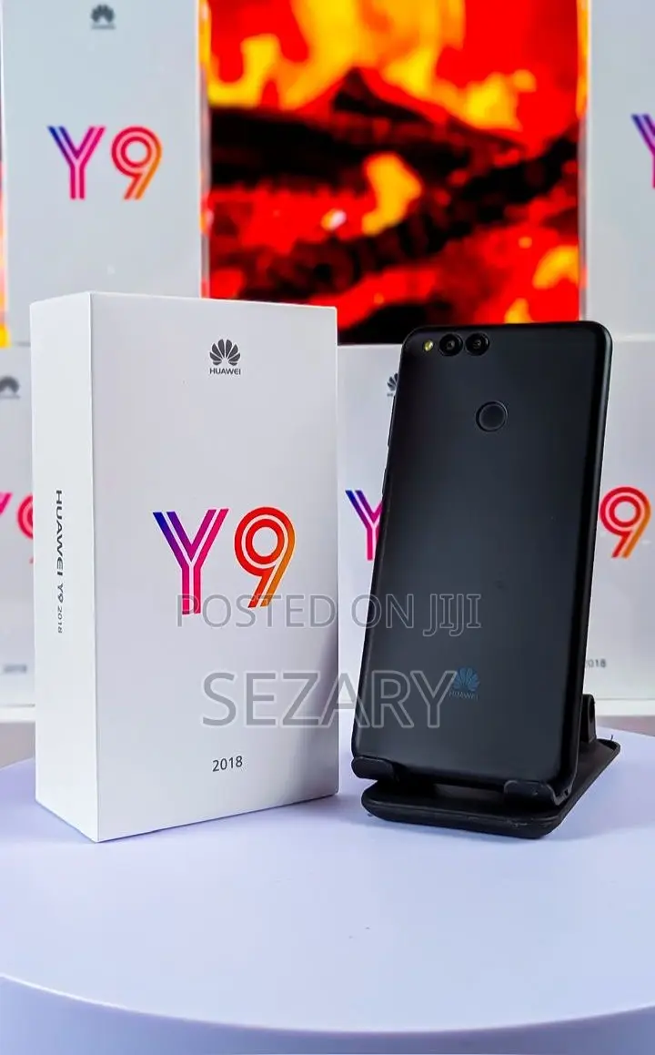 New Huawei Y9 2018 128 GB Black