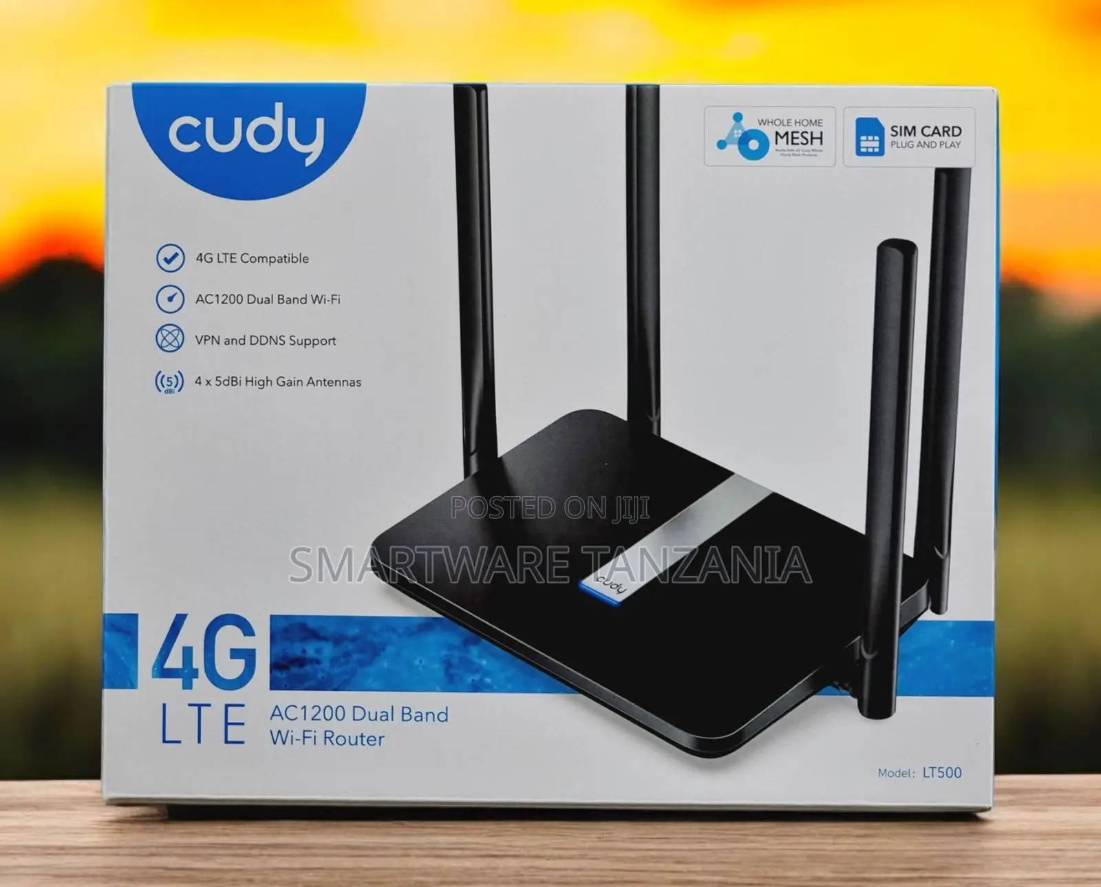 Cudy Lt500 4g Lte Ac1200 Dual-Band Wi-Fi Router Sim Card