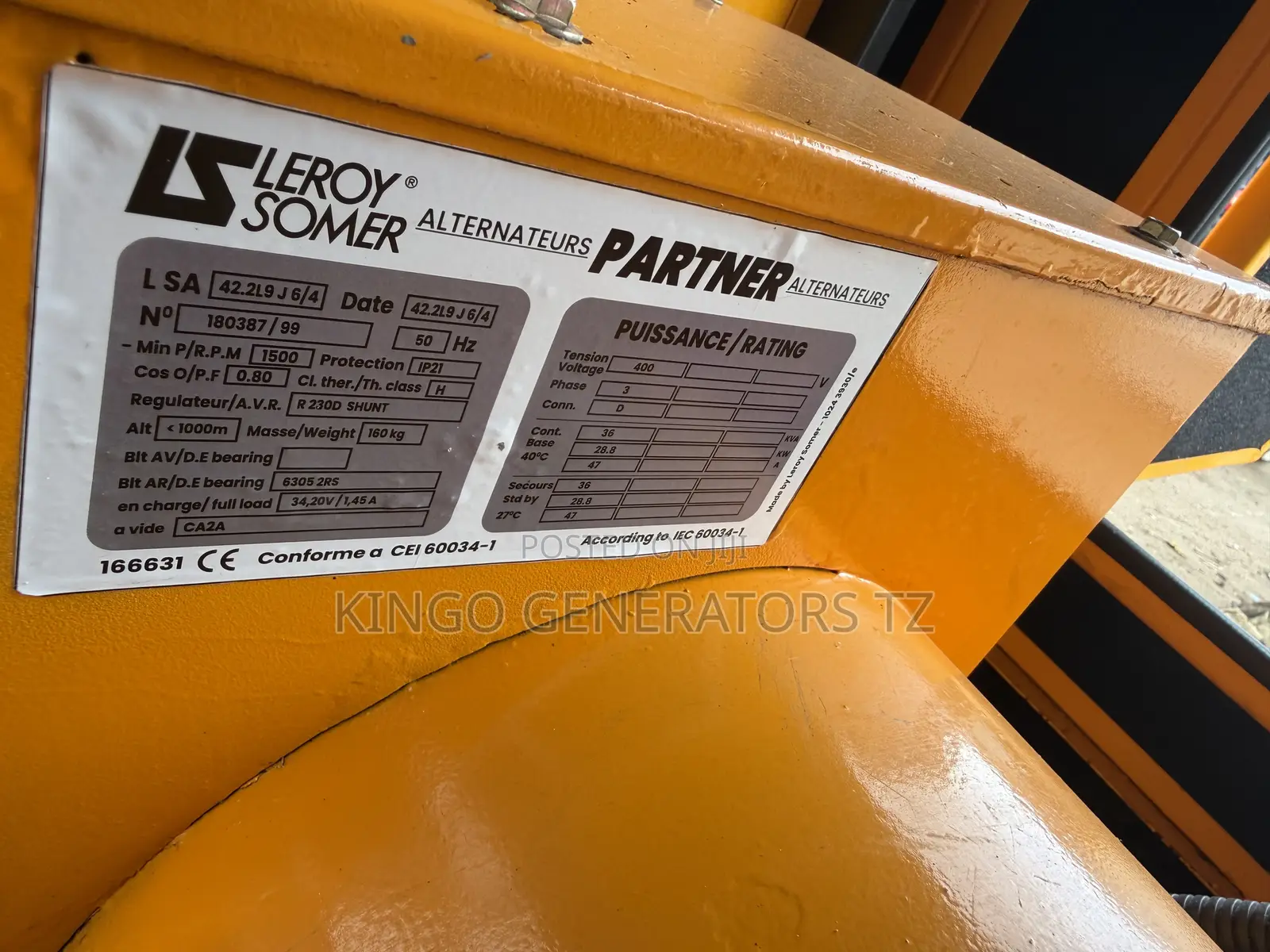 Generator Staunch 36kva