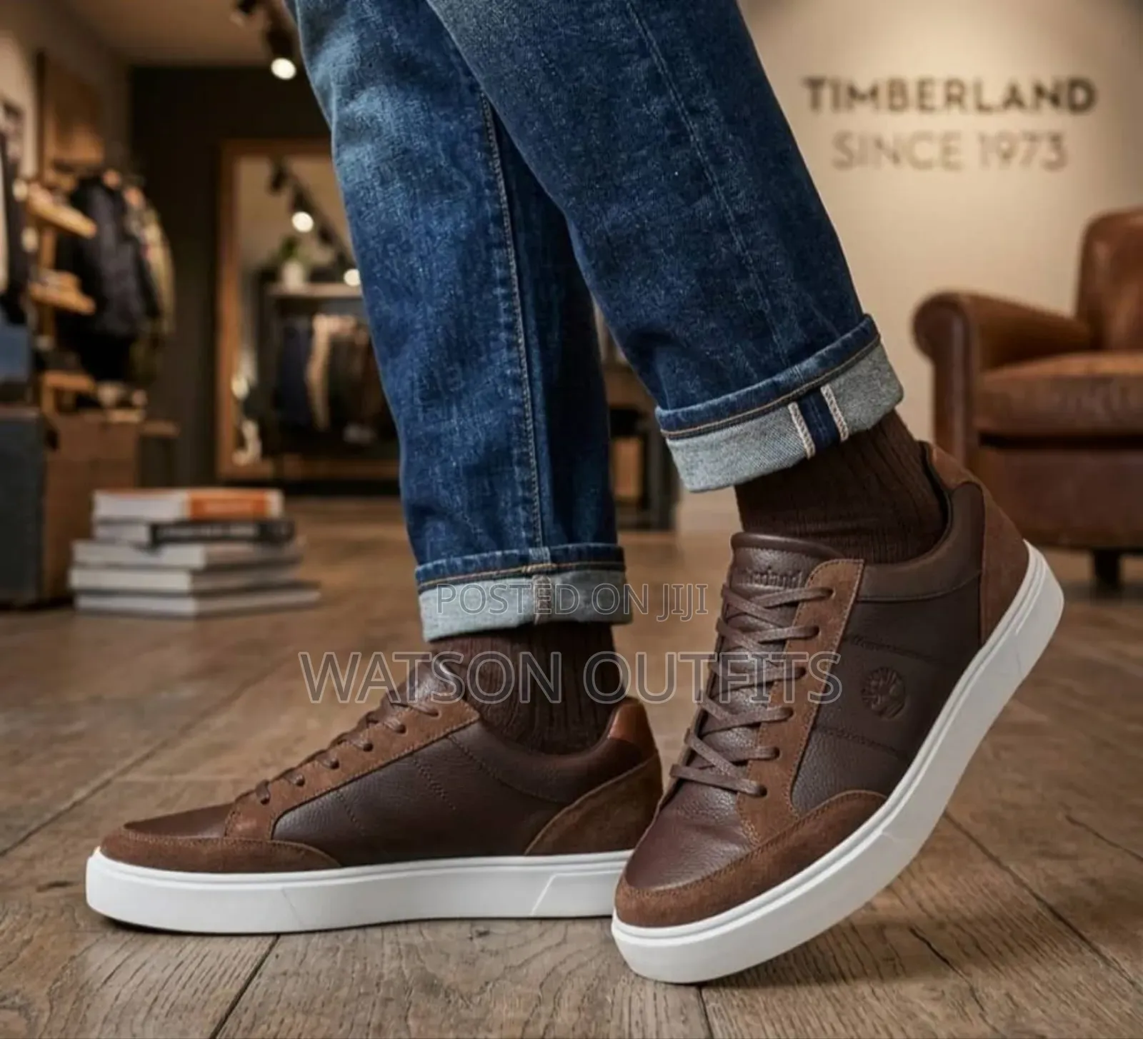 Men's Leather Shoes Original Timberland Brand Very Classical