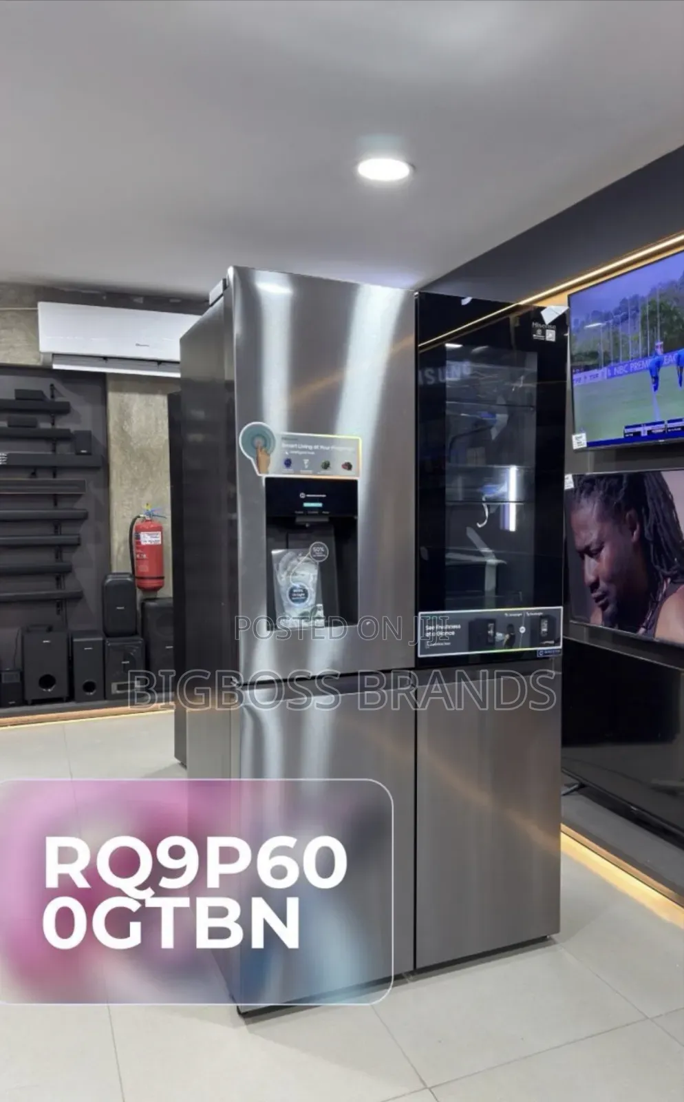 Hisense Refrigerator 615 Liters [Rq9p600gtbn]