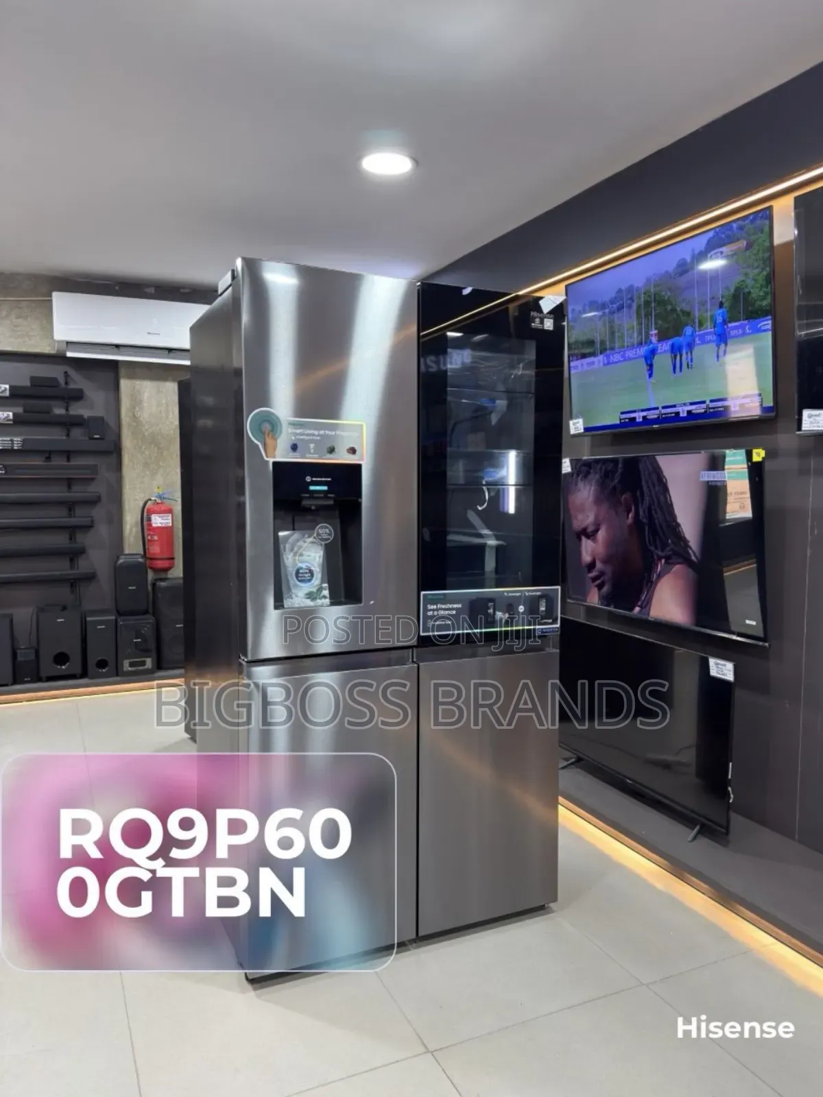 Hisense Refrigerator 615 Liters [Rq9p600gtbn]