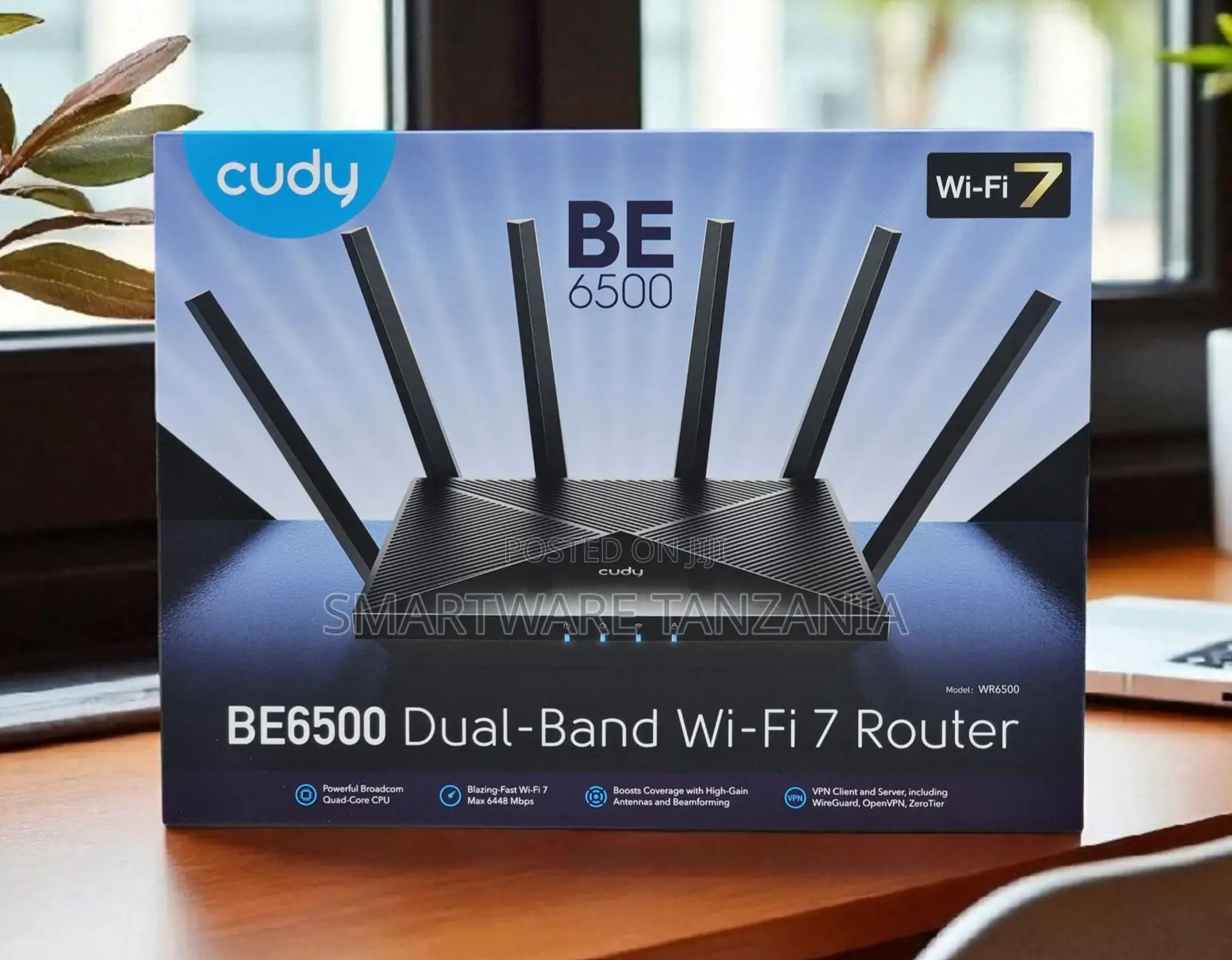 Cudy Wr6500 Be6500 Wi-Fi 7 Dual-Band Router VPN Wireguard