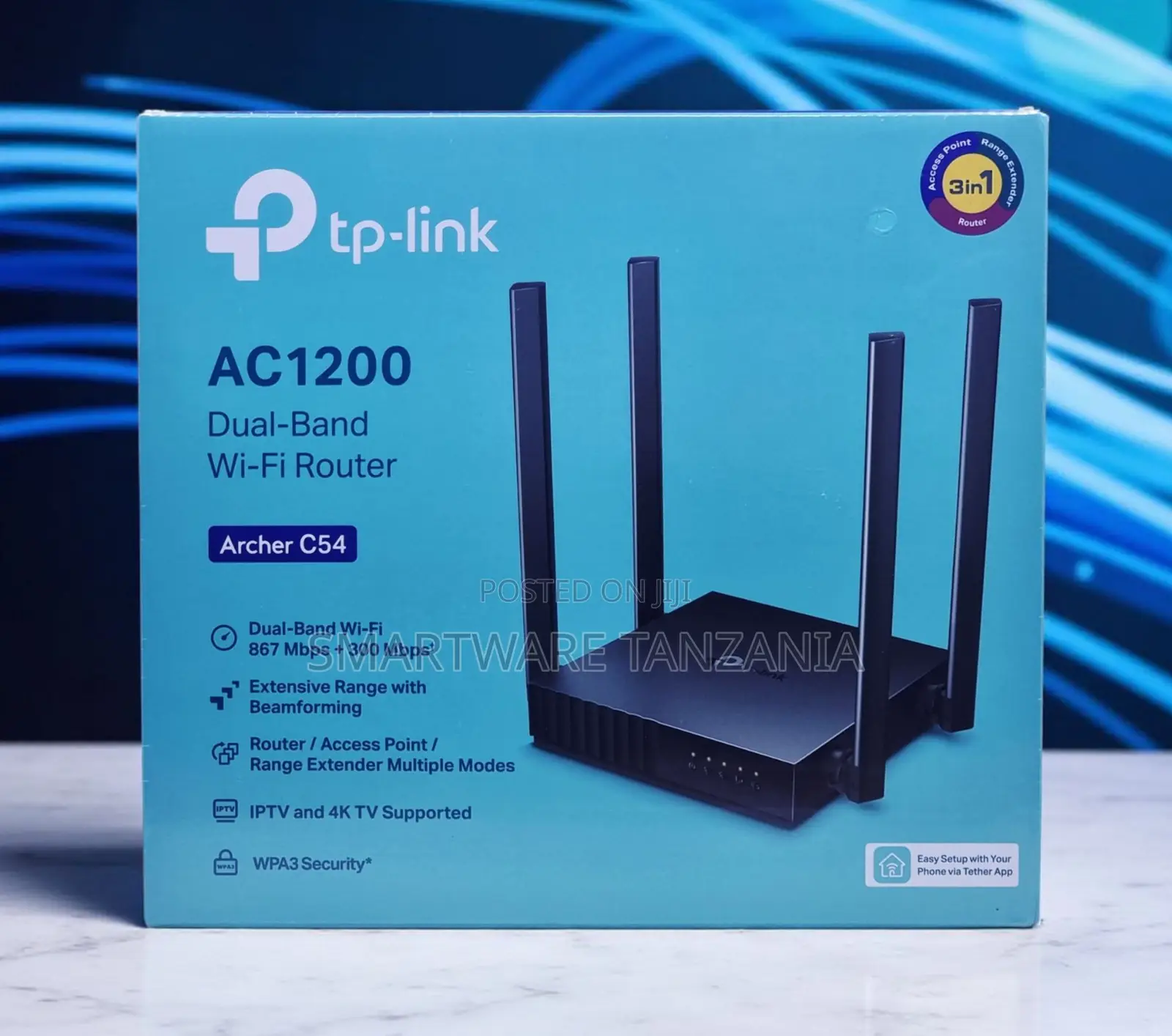 Tp-Link Archer C54 Ac1200 Dual-Band 3-in-1 Wi-Fi Router