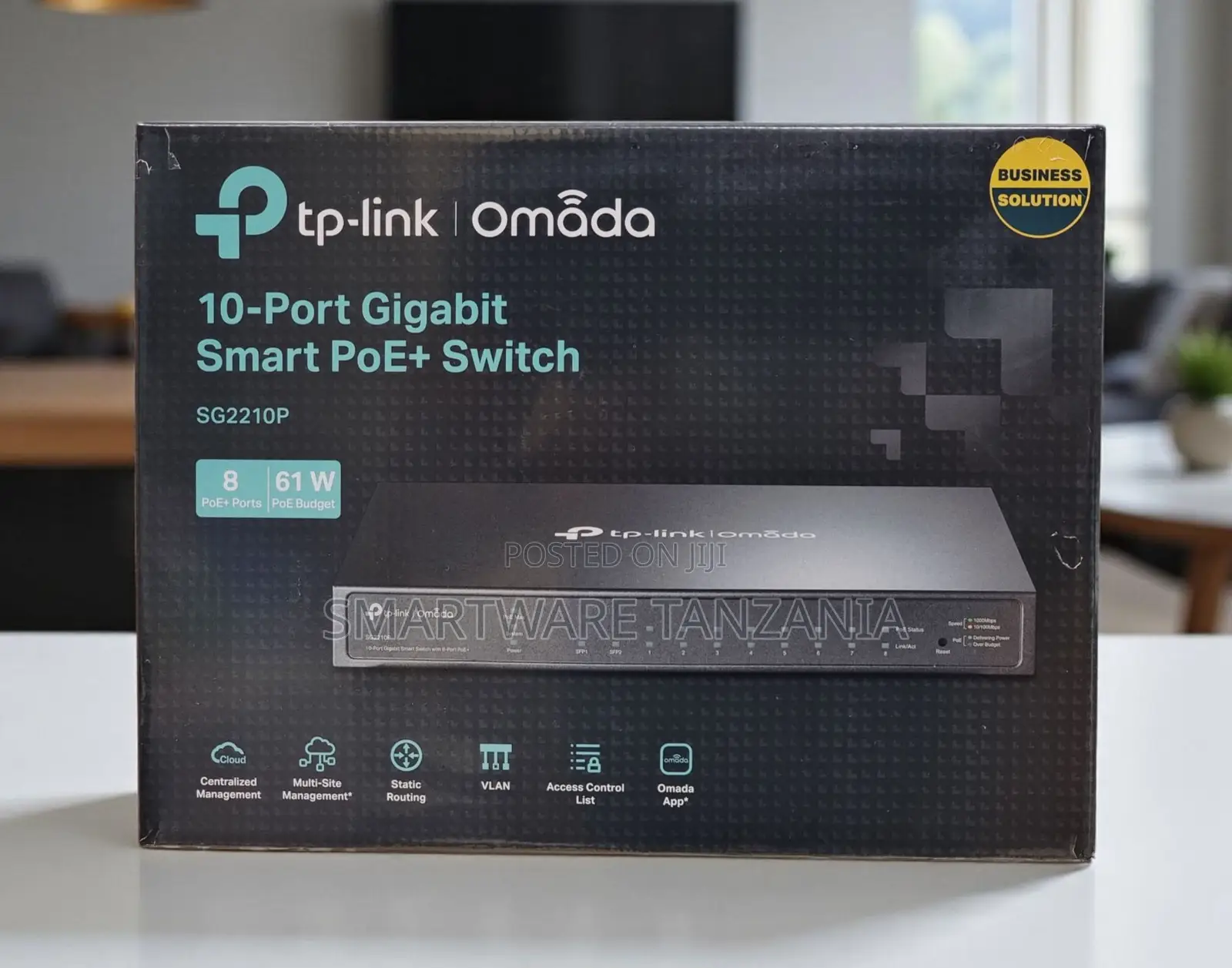 Tp-Link Omada Sg2210p 10-Port Gigabit Smart Poe+ Switch 61w