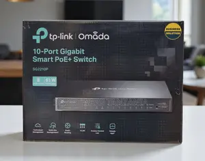 Tp-Link Omada Sg2210p 10-Port Gigabit Smart Poe+ Switch 61w