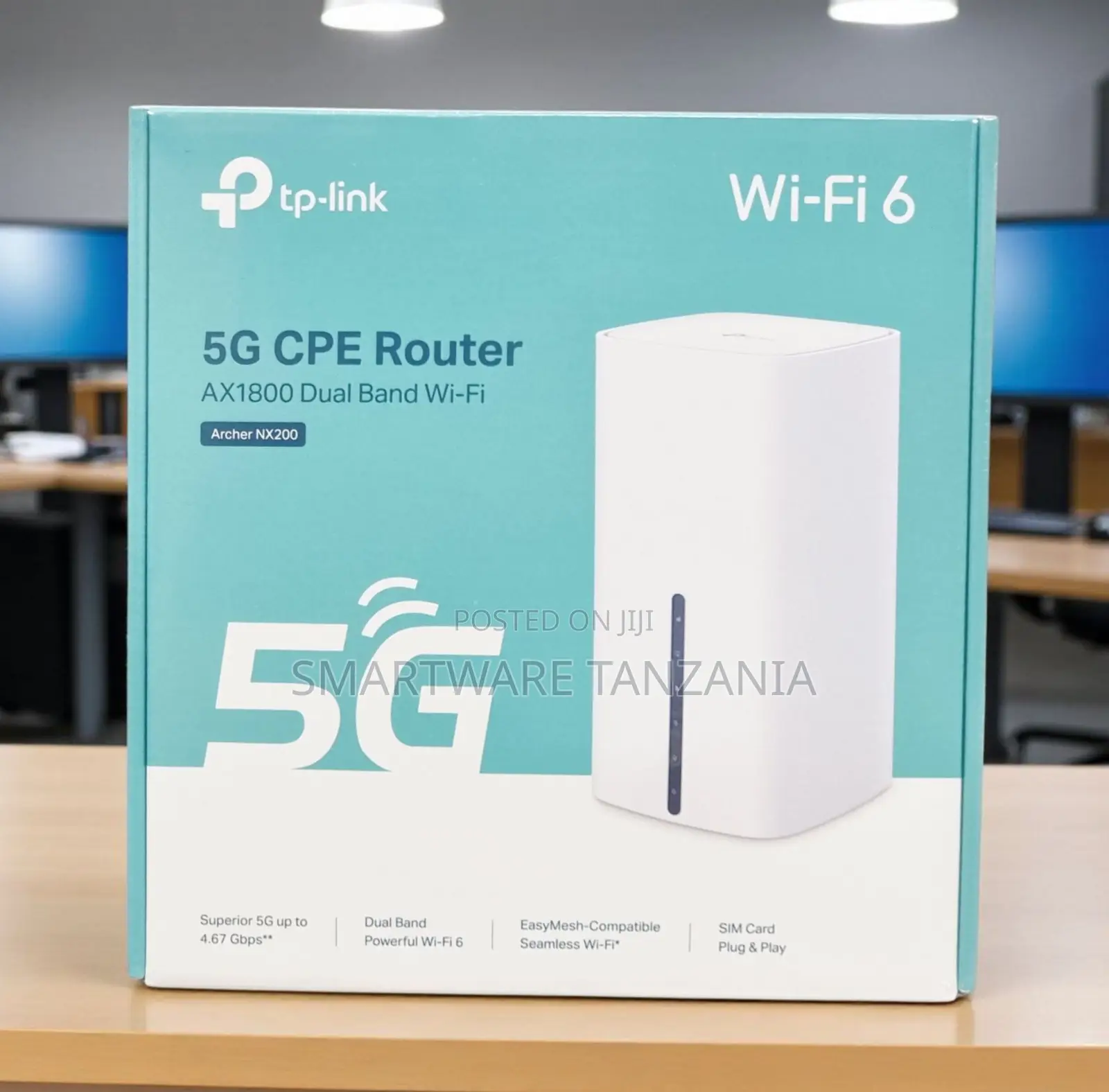 Tp-Link Archer Nx200 5g Cpe Router Ax1800 Wi-Fi 6 Sim Card